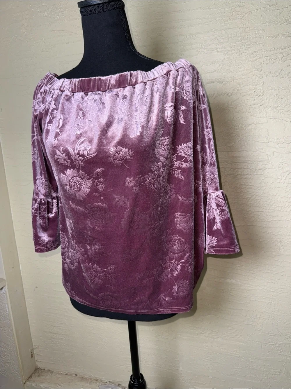 Current Project Velvet Off The Shoulder Romantic Coquette Whimsygoth Boho Luxe L